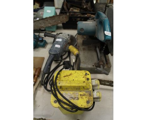 Bosch angle grinder & transformer & sander & Makita metal saw