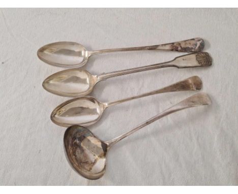 3 BASTING SPOONS &amp; LADLE