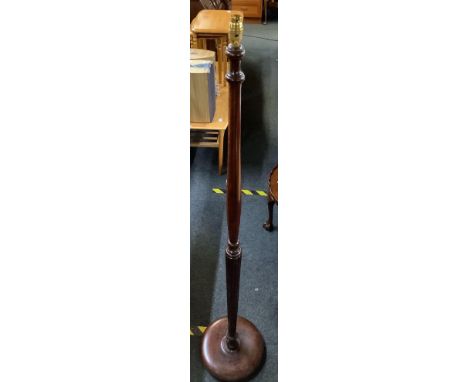 MAHOGANY STANDARD LAMP
