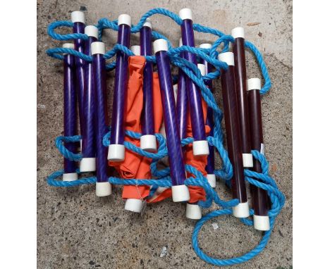 A NYLON &amp; PLASTIC BOAT LADDER