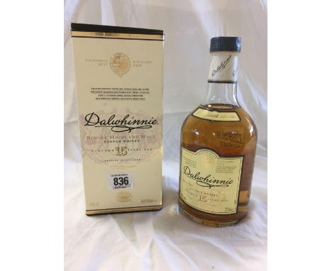 BOTTLE OF 15 YR OLD DALWHINNIE SCOTCH WHISKY