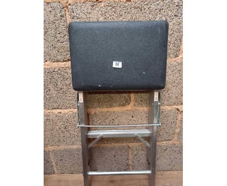 ALUMINIUM STEP STOOL &amp; A METAL KITCHEN STEP