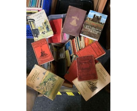 CRATE OF ORDNANCE SURVEY MAPS AND GEOGRAPHICAL BOOKS