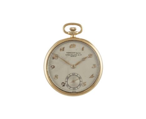 A FINE EARLY 20TH CENTURY 18K GOLD KEYLESS LEVER DRESS WATCH, BY PATEK PHILIPPE, CIRCA 1925Patek Philippe, made for Tiffany &