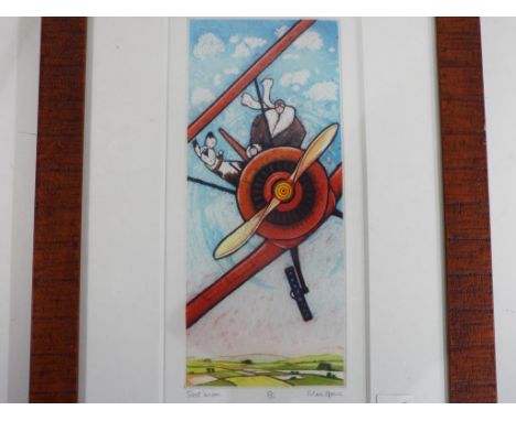 Mark Spain (British 20th c) - a limited edition coloured print entitled 'First Lesson', signed, titled and numbered 29/150 in
