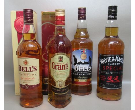 BELL'S 8 YEAR OLD, 70cl, 40% vol., BOXED, BELL'S 8 YEAR OLD 'HELP FOR HEROES', 1 Litre, 40% vol., WHYTE & MACKAY SPECIAL BLEN