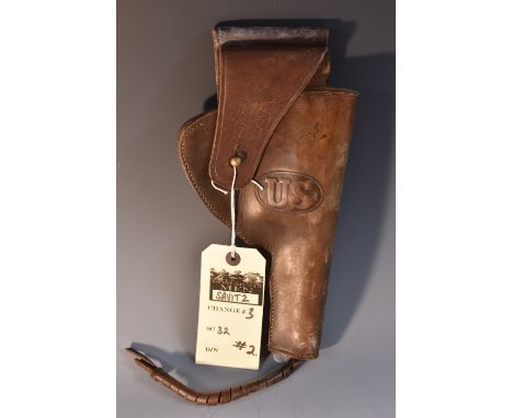 Movie Props - The Monuments Men - a screen-used prop, genuine Colt 45 shoulder holster, 26cm long