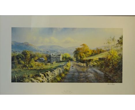 'Into The Dales', limited edition colour print after Rex Preston signed in pencil with Fine Art Trade Guild blind stamp 47cm 