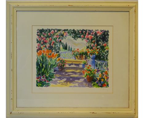 'I' Flower Garden, limited edition colour screen print no.258/325 after Charles Penny signed, titled and numbered in pencil 3