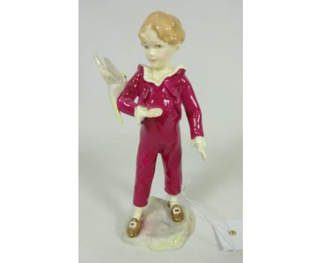 Royal Worcester figure 'The Parakeet' modelled by Doughty no. 3087   Condition Report   Click here for further images, condit