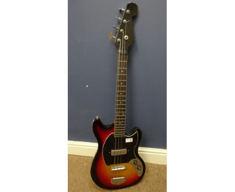 Short scale bass electric guitar   Condition Report   Click here for further images, condition, auction times & delivery cost