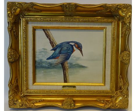 Kingfisher, colour print after Gordon C Turton 19cm x 24cm Condition Report Click here for further images, condition, auction