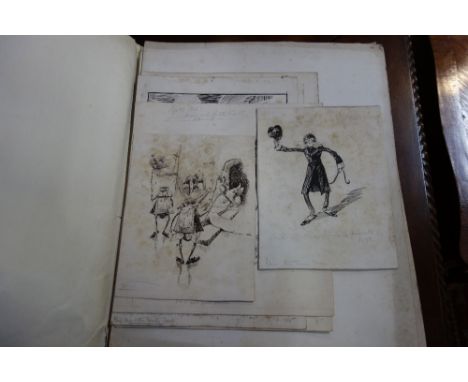 CLAUDE SHEPPERSON: A collection of pen and ink illustrations from 'Big Bee and The Bull's Foot' and 'Where the Sun Sleeps', e