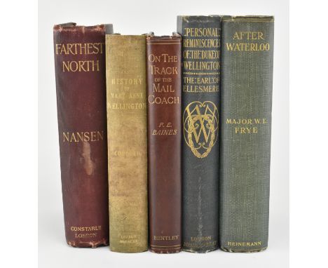 1904 Farthest North by Dr. Fridtjof Nansen, illustrated, publ. Archibald Constable and Co. Ltd.; 1847 Mary Anne Wellington, t