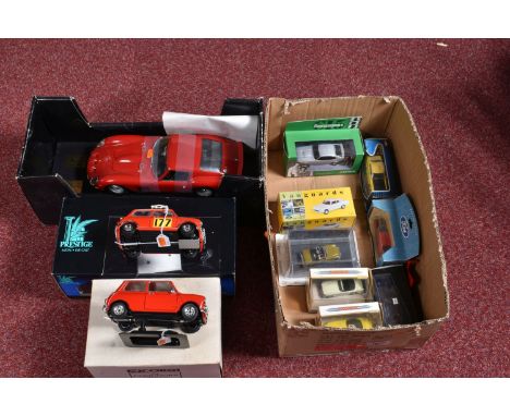 A QUANTITY OF BOXED MODERN DIECAST CAR MODELS, to include Revell 1:12 scale 1964 Ferrari 250 GTO, No.8850 Corgi Concours Coll