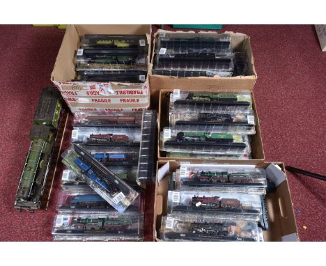 A COLLECTION OF AMERCOM GREAT BRITISH LOCOMOTIVES COLLECTION MODELS, approx. OO gauge, many models are still sealed in origin