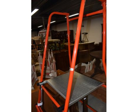 A decorators/gardeners platform ladder