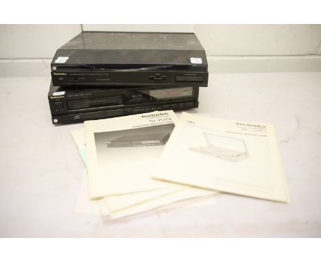 Two Techincs Separates Turntable and CD player etc.  In untested condition. See photos for details. 