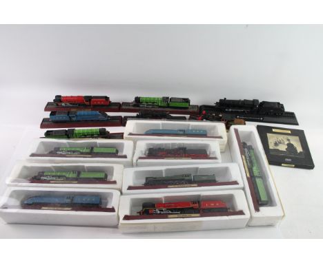 Assorted Display Model Trains x 16 Models Inc Mallard, Flying Scotsman, Duchess LMS, Boxed, Etc Items are in vintage conditio