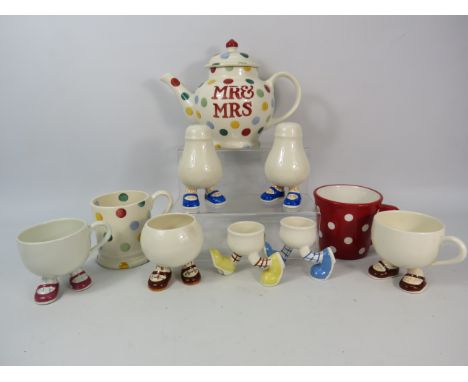 Carltonware walking ware ceramics, Emma Bridgewater teapot and cups etc.