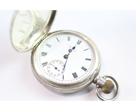 925 Silver Waltham Pocket Watch Movement - Hand-Wind SPARES &amp; REPAIRS In Vintage Condition Signs Of Use &amp; Wear See Ph