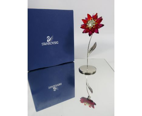 Swaroski Crystal Paradise flowers Domoni Light Siam with box etc. No 848452