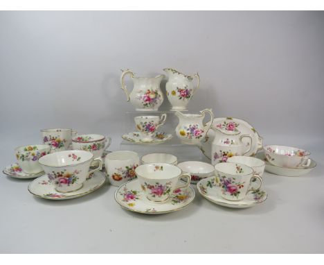 Selection of Royal Crown Derby 'Derby Posies' china items cups, saucers etc.