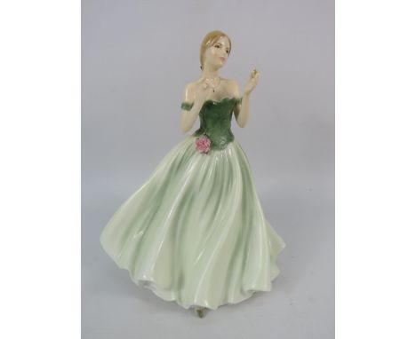 Royal Worcester Compton &amp; Woodhouse limited edition figurne "Keepsake" , 9" tall.