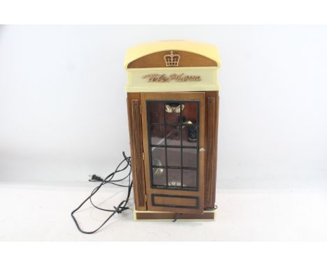 Vintage Novelty Telephone, Telephone Box Style Items are in previously owned condition Signs of use &amp; age Please see phot