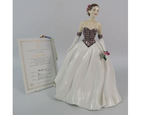 Royal Worcester figurine of the year 2003 'Catherine'. 9.5" tall