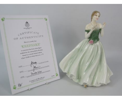 Royal Worcester Limited edition figurine 'Keepsake' 278/12500