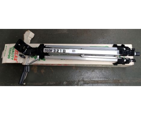 An Exelas model 321B camera tripod