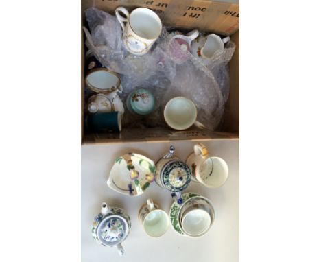 A mixed lot of ceramics including Queen's Royal Worcester, Coalport, Macintyre, Wedgwood, some commemorative ware to include 