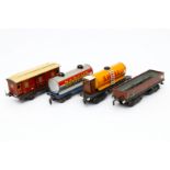 4 Güterwagen, Spur 0, LS und Alterungsspuren, Z 3