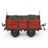 Bing Kohlewagen 10/519, Spur 0, uralt, LS und Alterungsspuren, L 11,5, Z 3