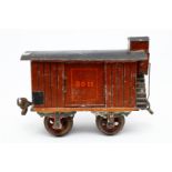 Märklin ged. Güterwagen 1804, Spur 2, uralt, HL, mit BRHh, 2 ST, Gussrädern und Ringkupplungen, LS