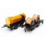 2 Wagen, AS/Beckh, Petroleum- und Kabelwagen, CL und Alterungsspuren, L 13,5, Z 3