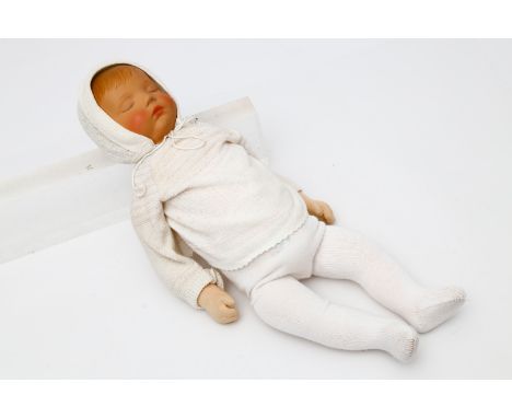 KÄTHE KRUSE Träumerchen, neuere Produktion, Kunststoffkopf, beschwert, 50 cm, guter Zustand