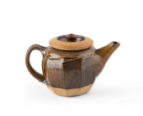 Richard Batterham (1936-2021)Teapottenmoku11cm high.no signs of damage or restoration. There are some minor glaze imperfectio