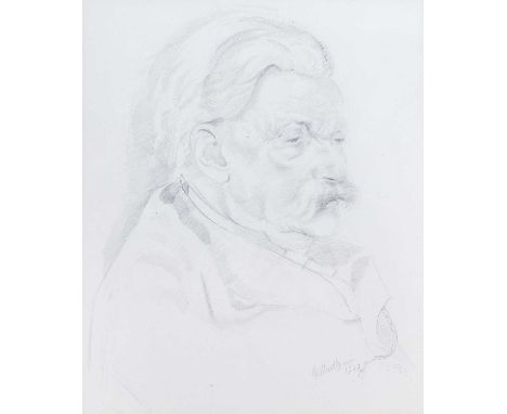 Gilbert Spencer (1892-1979)Portrait of William Dockar Drysdale, 1949signed and dated (lower right)pencil40 x 33cm.Lot 187 - S