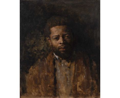 George Weissbort (1928-2013)Portrait of Sydney Burnett-Alleynesigned (lower right)oil on board64 x 52cm. Exhibited:The Mall G
