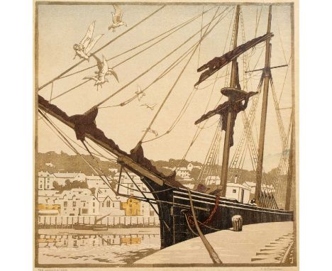 Sylvan G. Boxsius (1878-1941)The Waterwitchsigned and dated in pencil (in the margin)woodcut28 x 28cm.The print looks fine an