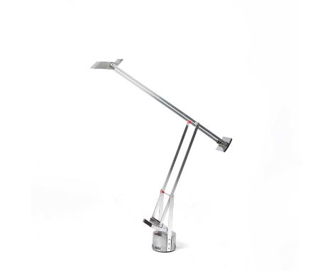 Richard Sapper (1932-2015) for Artemide LitechTizio desk lamp, designed in 1972, with moving arm and head balanced by counter