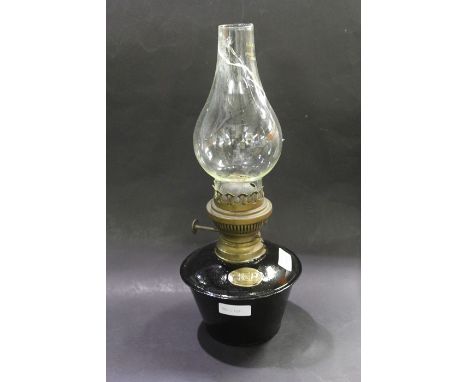 Railway interest, North Eastern Railway station hanging lamp with brass NER plate