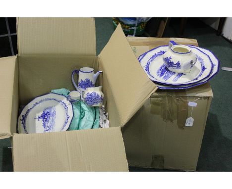 Collection of Royal Doulton Norfolk pattern tea and dinner service, approximately 58 pieces