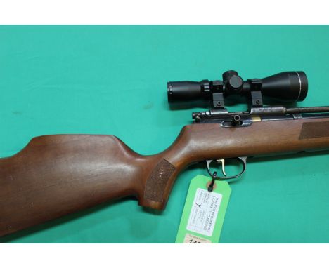 A Falcon S.W.P. 2700 air rifle with 3-9x40 scope and hand pump, as a post 1939 air weapon the restrictions of the Crime Reduc