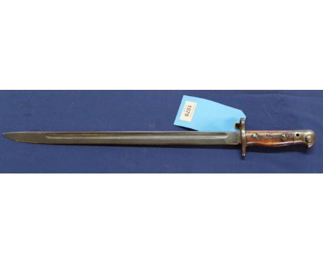 A British model 1907 bayonet by Wilkinson (no scabbard)