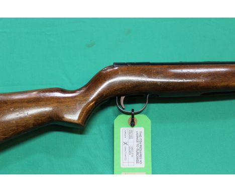 A Webley Mk III .22 cal air rifle, S/No.A1335, in overall good condition (but scope rail missing), as a post 1939 air weapon 