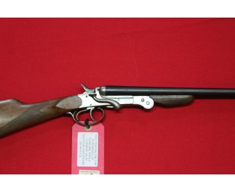 A Belgian double barrel .410 bore shotgun with good clear bores, S/No.423212, this item can only be purchased by someone with