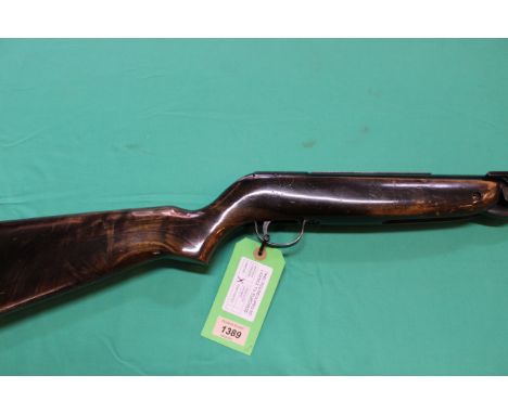 A Webley Mark 3 .22 cal air rifle, S/No.5947, a good honest example, as a post 1939 air weapon the restrictions of the Crime 